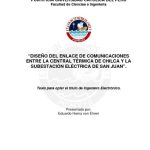 Diseño del enlace de comunicaciones entre la central térmica de Chilca y la subestación eléctrica de San Juan