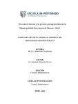 El control interno y la gestión presupuestaria de la Municipalidad Provincial de Huaraz, 2015