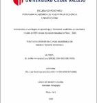 Innovaciones en estrategias de aprendizaje y rendimiento académico en matemática, III ciclo de EBR, en una institución educativa de Piura – 2019