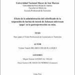 Efecto de la administración del esferificado de la suspensión de harina de tocosh de Solanum tuberosum ‘papa’ en la gastroprotección en ratas