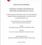 Gestión clínica para el internamiento COVID-19 y funcionalidad de la capacidad resolutiva en establecimientos I-4 de la Red de Salud Contumazá-Cajamarca, 2021
