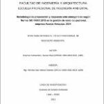 Metodología de preparación y respuesta ante emergencias según Norma ISO 14001:2015 en la gestión de ruido ocupacional, empresa Aceros Arequipa, 2021