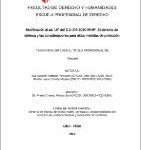 Modificación al art. 19° del D.S 004-2020-MIMP: el derecho de defensa y las consideraciones para dictar medidas de protección
