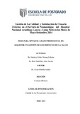 Gestión de la calidad y satisfacción del usuario externo en el Servicio de Neonatología del Hospital Nacional Arzobispo Loayza – Lima Perú en los meses de mayo-setiembre 2014