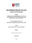 Liderazgo y el desempeño docente en las instituciones educativas públicas de la RED educativa No. 4 del Callao- 2013