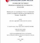 Metodología B–Learning en educación física para el desempeño académico de estudiantes vulnerables en una unidad educativa, Guayaquil – Ecuador 2021