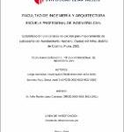 Estabilización con cenizas de carbón para mejoramiento de subrasante del Asentamiento Humano, Ciudad del Niño, distrito de Castilla, Piura, 2021