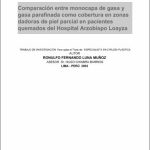 Comparación entre monocapa de gasa y gasa parafinada como cobertura en zonas dadoras de piel parcial en pacientes quemados del Hospital Arzobispo Loayza