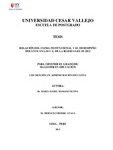 Relación del clima institucional y el desempeño docente en las I.E. de la RED 02 UGEL 01-2012