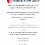 Diseño sísmico estructural del pabellón de la Facultad de Ciencias Médicas de la Universidad César Vallejo – Trujillo