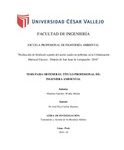 Producción De Biodiesel A Partir Del Aceite Usado En Pollerías En La Urbanización Mariscal Cáceres – Distrito De San Juan De Lurigancho -2016