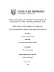 Clima social familiar y la resiliencia de los estudiantes de primaria de la I.E 7080 Villa María del Triunfo, 2018