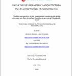 Análisis comparativo de las propiedades mecánicas del adobe reforzado con fibra de caña y el adobe convencional, Carabayllo – 2019