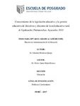 Conocimiento de la legislación educativa y la gestión educativa de directivos y docentes de la red educativa rural de Upahuacho, Parinacochas, Ayacucho, 2015
