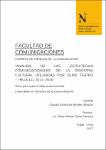 Análisis de las estrategias comunicacionales de la industria cultural utilizadas por Olmo Teatro – Trujillo, 2011 – 2016