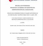 Influencia de las habilidades blandas en la gestión administrativa de la Unidad Educativa “José María Velasco Ibarra”, Ecuador, 2020