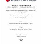 Gestión de cadena de suministro y administración de stock de los productos de la Casa del Chantilly, Comas, 2019