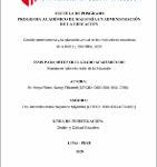 Gestión administrativa y la educación virtual de las instituciones educativas de la Red 11, Chorrillos, 2020