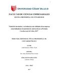 Control de inventarios y su incidencia en las utilidades de las empresas comercializadoras de materiales de construcción en la Provincia Constitucional del Callao, 2017