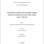 Conocimientos y prácticas sobre sexualidad e impulsos sexuales en los adolescentes en la I.E. 6041, Alfonso Ugarte – SJM, 2011