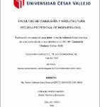 Evaluación estructural para determinar la vulnerabilidad sísmica de una vivienda de cinco niveles en el AA. HH. Ciudadela Chalaca- Callao 2020