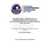 Estudio de prefactibilidad para la implementación de una planta de incubación de pollos en el norte chico de Lima (Huacho)