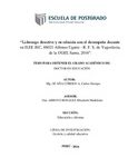 Liderazgo directivo y su relación con el desempeño docente en II.EE JEC, 88021 Alfonso Ugarte – R. F. S. de Yugoslavia, de la UGEL Santa, 2016
