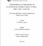 El perfil profesional y desempeño laboral de los docentes del Instituto de Educación Superior Tecnológico Público “Chota”-Chota, 2018
