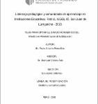 Liderazgo pedagógico y comunidades de aprendizaje en Instituciones Educativas, Red 11, UGEL 05, San Juan de Lurigancho – 2018.