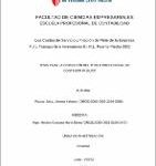 Los costos de servicio y fijación de flete de la empresa F.J.L Transporte e Inversiones E.I.R.L. Puente Piedra 2021