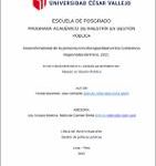 Inserción laboral de la persona con discapacidad en los Gobiernos Regionales del Perú, 2021