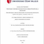 Desempeño laboral y relaciones interpersonales en los docentes de la unidad educativa “Agustín Castro Espinoza”, Guayaquil, Ecuador, 2018