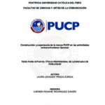 Construcción y experiencia de la marca PUCP en las actividades extracurriculares Oprosac