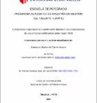 Compromiso organizacional y rendimiento laboral en los colaboradores de una empresa certificadora sede-Trujillo 2020