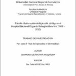 Estudio clínico epidemiológico del pénfigo en el Hospital Nacional Edgardo Rebagliati Martins (2006 – 2010)