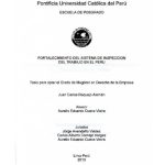 Fortalecimiento del sistema de inspección del trabajo en el Perú