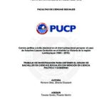 Carrera política y éxito electoral en el nivel subnacional peruano: el caso de Anselmo Lozano Centurión en el distrito La Victoria de la región Lambayeque (1999 – 2018)