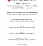Impacto COVID-19 sobre la relación entre estilos de vida y la gestión del apego madre-recién nacido. Hospital-III-EsSalud Víctor Lazarte Echegaray