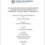 Guía de remisión electrónica y la fiscalización del tráfico de mercancías de la Superintendencia Nacional de Administración Tributaria y Aduanera, Sede Lima, 2017
