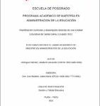 Planificación curricular y desempeño docente de una unidad educativa de Santa Elena, Ecuador 2021