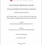 Edad materna mayor de 35 años como factor de riesgo para embarazo gemelar. Hospital Regional Docente de Trujillo, 2007-2018