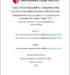 Evaluación de los riesgos disergonómicos que afectan a los trabajadores del Consorcio Negrón, 2021