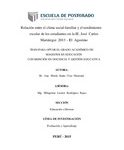 Relación entre el clima social familiar y el rendimiento escolar de los estudiantes en la IE. José Carlos Mariátegui 2013 – El Agustino