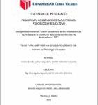 Inteligencia emocional y estrés académico de los estudiantes de secundaria de la Institución Educativa San Nicolás de Huamachuco, 2021