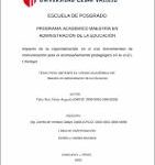 Impacto de la especialización en el uso herramientas de comunicación para el acompañamiento pedagógico en la UGEL Chiclayo