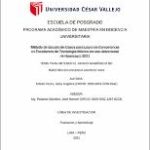 Método de estudio de casos para logro de competencia en estudiantes de tecnología médica en una universidad de Huancayo, 2021