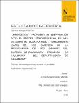 Diagnóstico y propuesta de intervención para el estado organizacional de los Sistemas de Agua Potable y Saneamiento (SAPS) de los caseríos de la microcuenca de “Río Grande” del distrito de Cajamarca, provincia de Cajamarca del departamento de Cajamarca