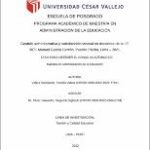 Gestión administrativa y satisfacción laboral en docentes de la I.E. 3071 Manuel García Cerrón, Puente Piedra, Lima – 2021