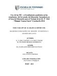 Uso de las TIC y el rendimiento académico en los estudiantes del 1er grado de Educación Secundaria en el Área de Educación para el Trabajo de la I.E. N° 8161 “Manuel Scorza Torre”-Carabayllo-2014