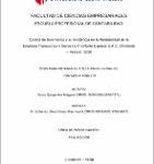 Control de inventarios y su incidencia en la rentabilidad de la Empresa Transportes y Servicios Chimbote Express S.A.C, Chimbote – Periodo, 2020
